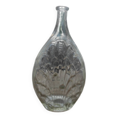 Molded glass bottle