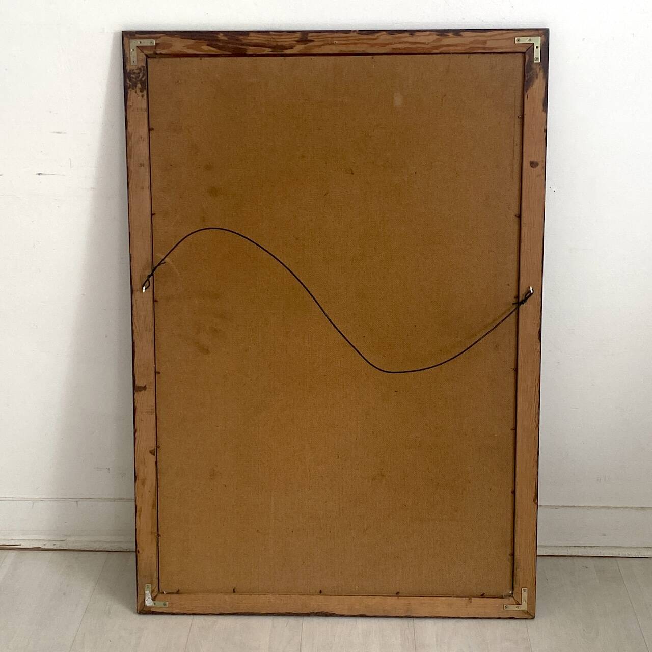 Advertising painted mirror Absinthe Robette Art Nouveau