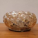 Set of 2 Helena Tynell ceiling lights in smoked glass, snail model from the 60s and 70s
