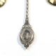 Set of neoclassical cocktail spoons, silver-plated brass, G.A.B., Sweden, 1930s