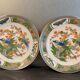 Two Raynaud Limoges plates and Tetard brothers silver.