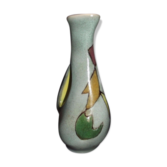 Design vase 1955 art French pottery