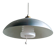 Nordiska Kompaniet adjustable pendant lamp, aluminium and porcelain, 1950
