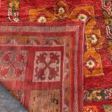 Moroccan Arabia rug red - 186 x 434 cm