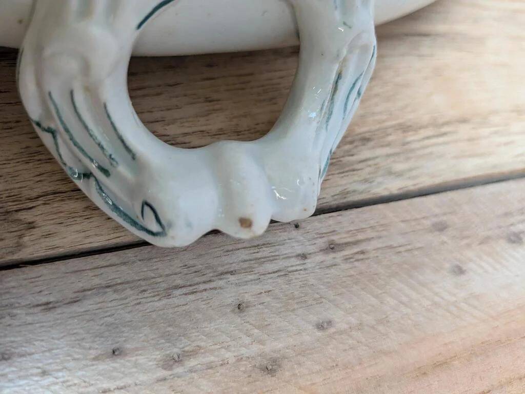 Old iron earth vegetable light – Onnaing pottery – Sorbier decoration