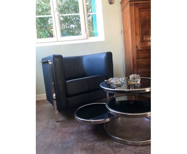 fauteuil simili cuir américain