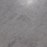 Marble and wrought iron bistro table