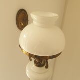 Opaline wall lamp