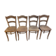 4 antique bistro chairs