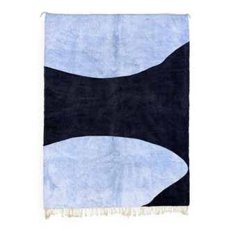 Tapis beni ouarin fait main traditionnelle taille 150 x 200 cm