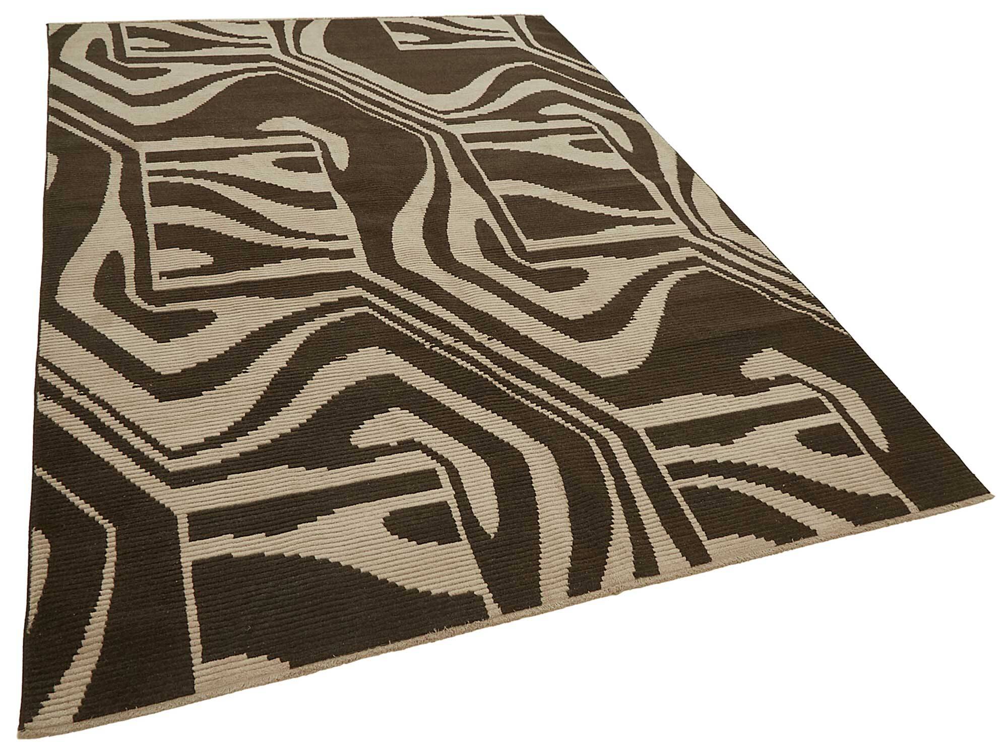 Handmade Turkish Oushak rug 203 cm x 295 cm