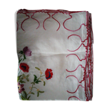 Nappe ancienne brodée