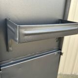 Metal kitchen cabinet, ball handles, 1950s