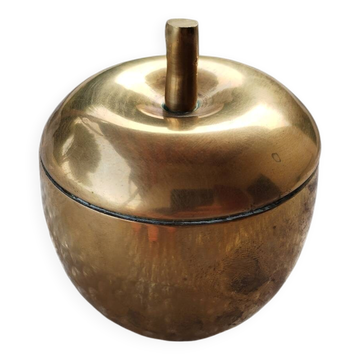 Tray or jewellery box in gilded brass