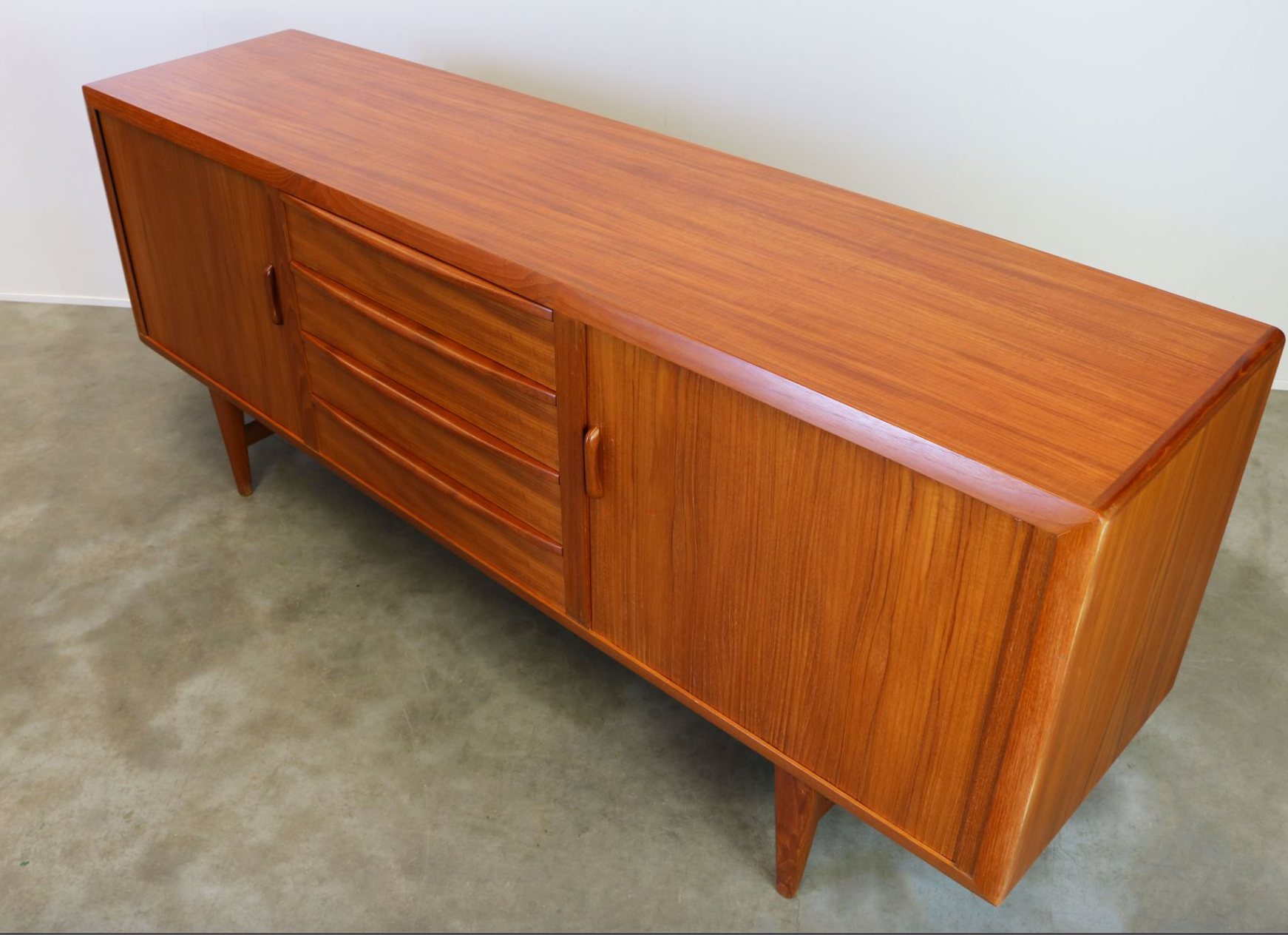 Teak enfilade by Ib Kofod Larsen for Faarup Denmark 1950s