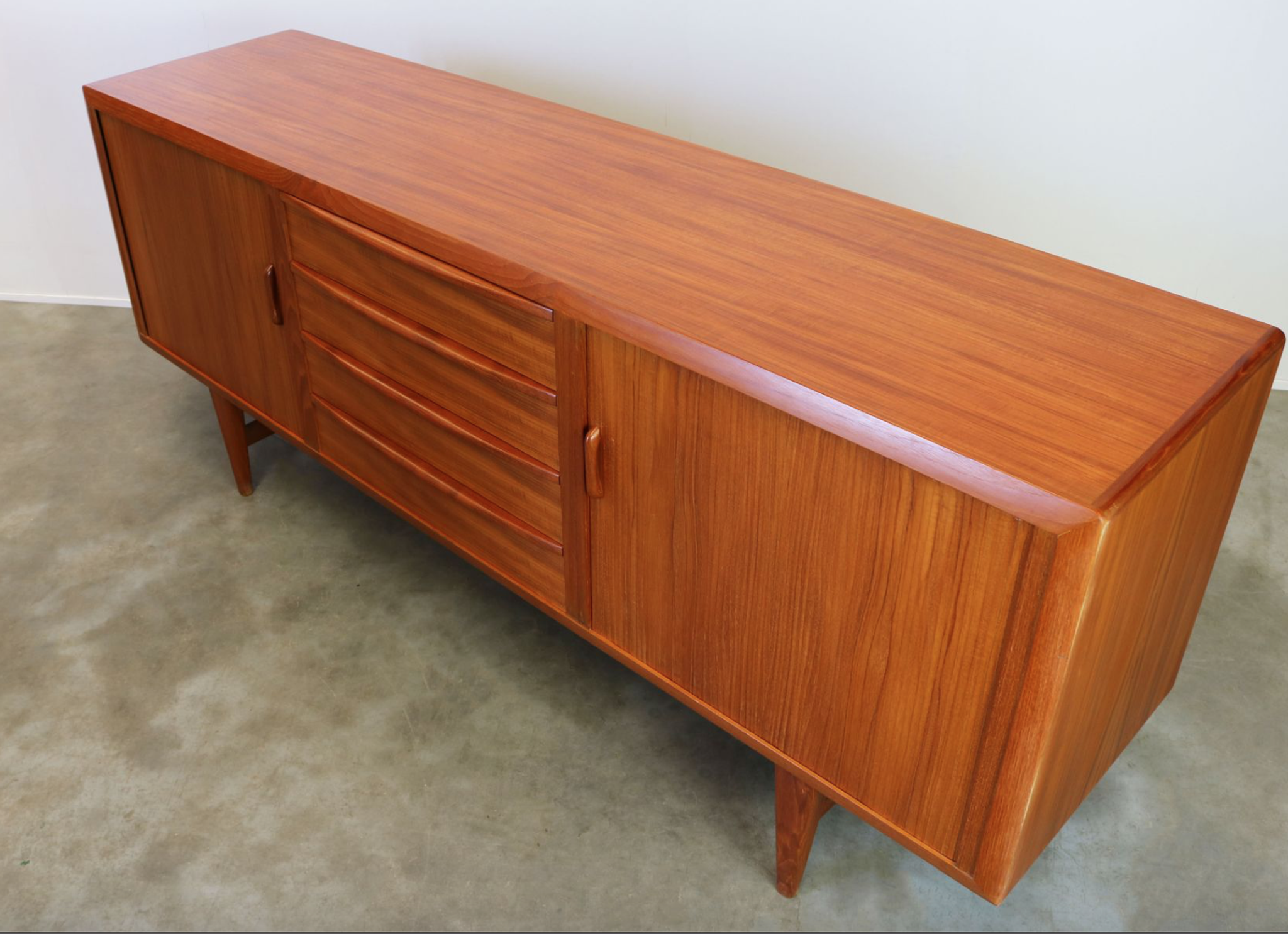 Teak enfilade by Ib Kofod Larsen for Faarup Denmark 1950s