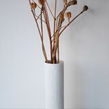 Mid-century modern Op-Art Studio Line bisque porcelain vase by Werner Schreib for Rosenthal, 1960s