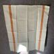 Duo of new mixed tea towels in linen and cotton, XL