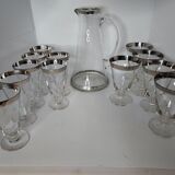 Glass service with pitcher