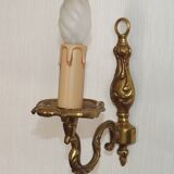 French Bronze Single Wall Sconce  Mid Century Single Light Fixture 5412