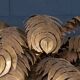 Lampadaire en palmier francaise du xxe siecle, christian techoueyres pour maison jansen