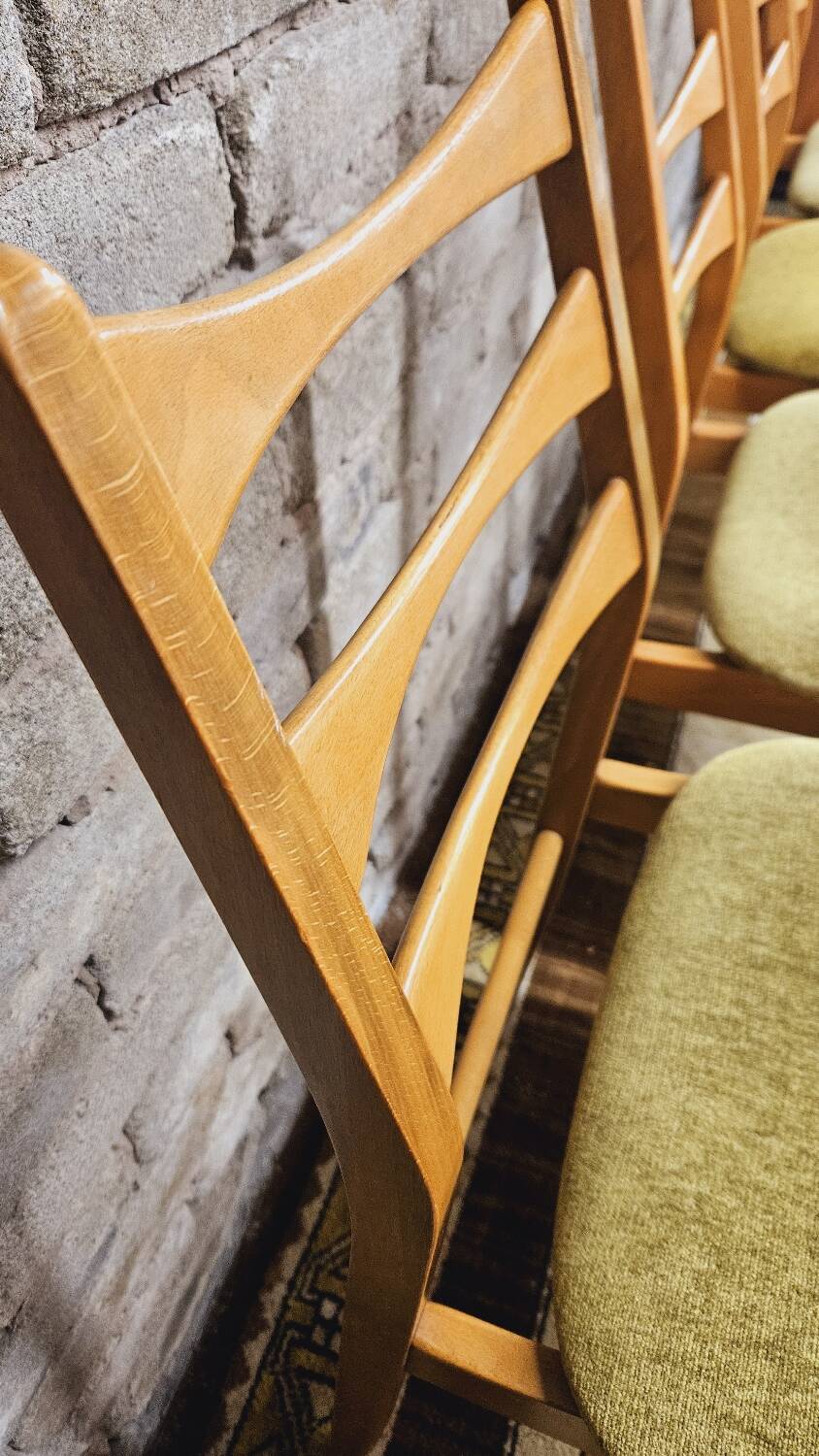 Set de 4 chaises scandinaves par Bähre Mignon Möbel 1960