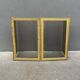 Antique 19th century fireplace screen, Bouhon Frères spark arrester
