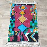Handmade wool Berber rug 155 X 100 CM