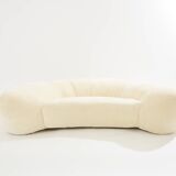 Croissant sofa by Raphaël Raffel for Honoré Paris 1970
