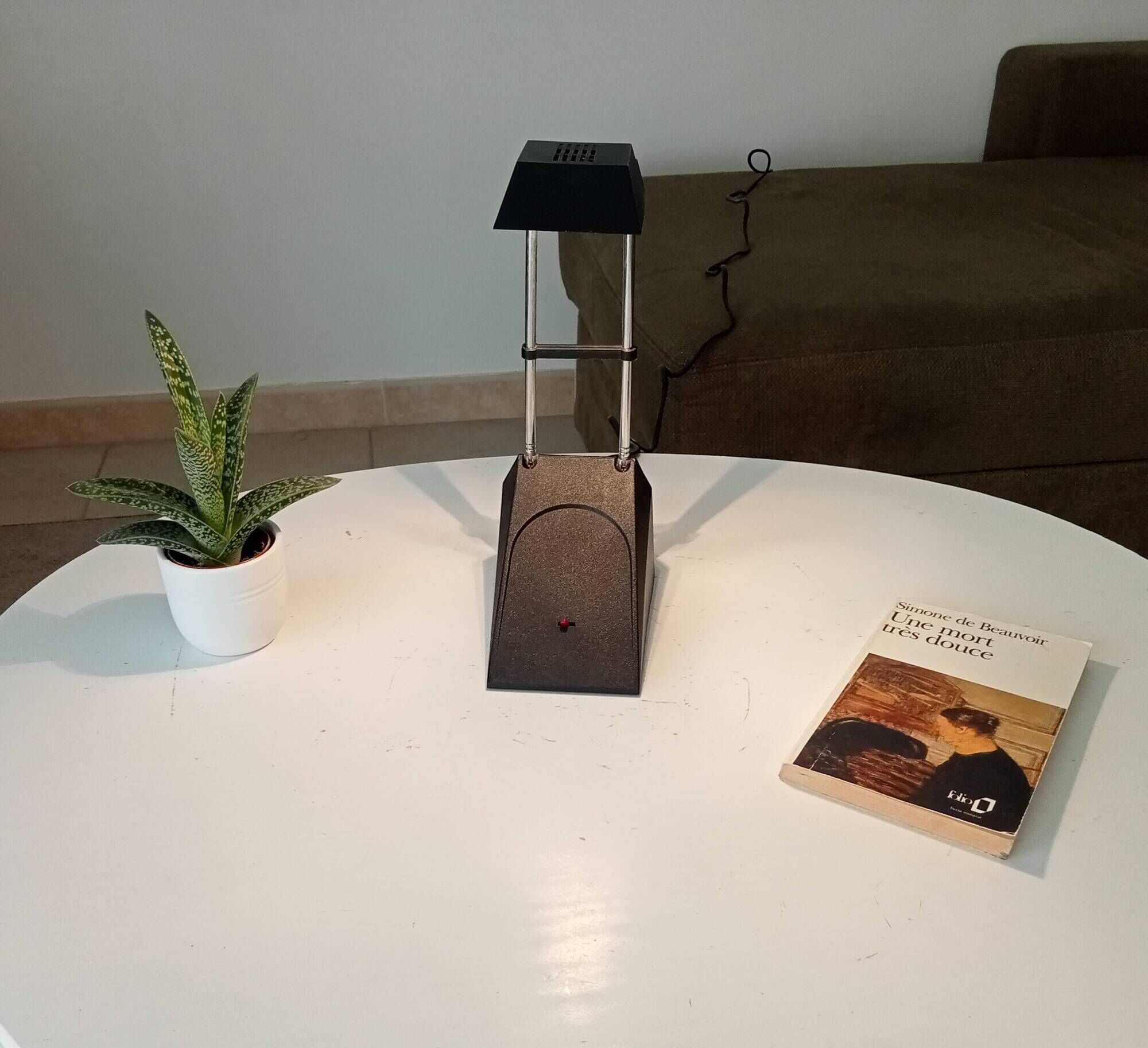 Telescopic desk lamp Fuder Memphis style 1980s