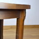 Table ronde extensible vintage en orme aranjou