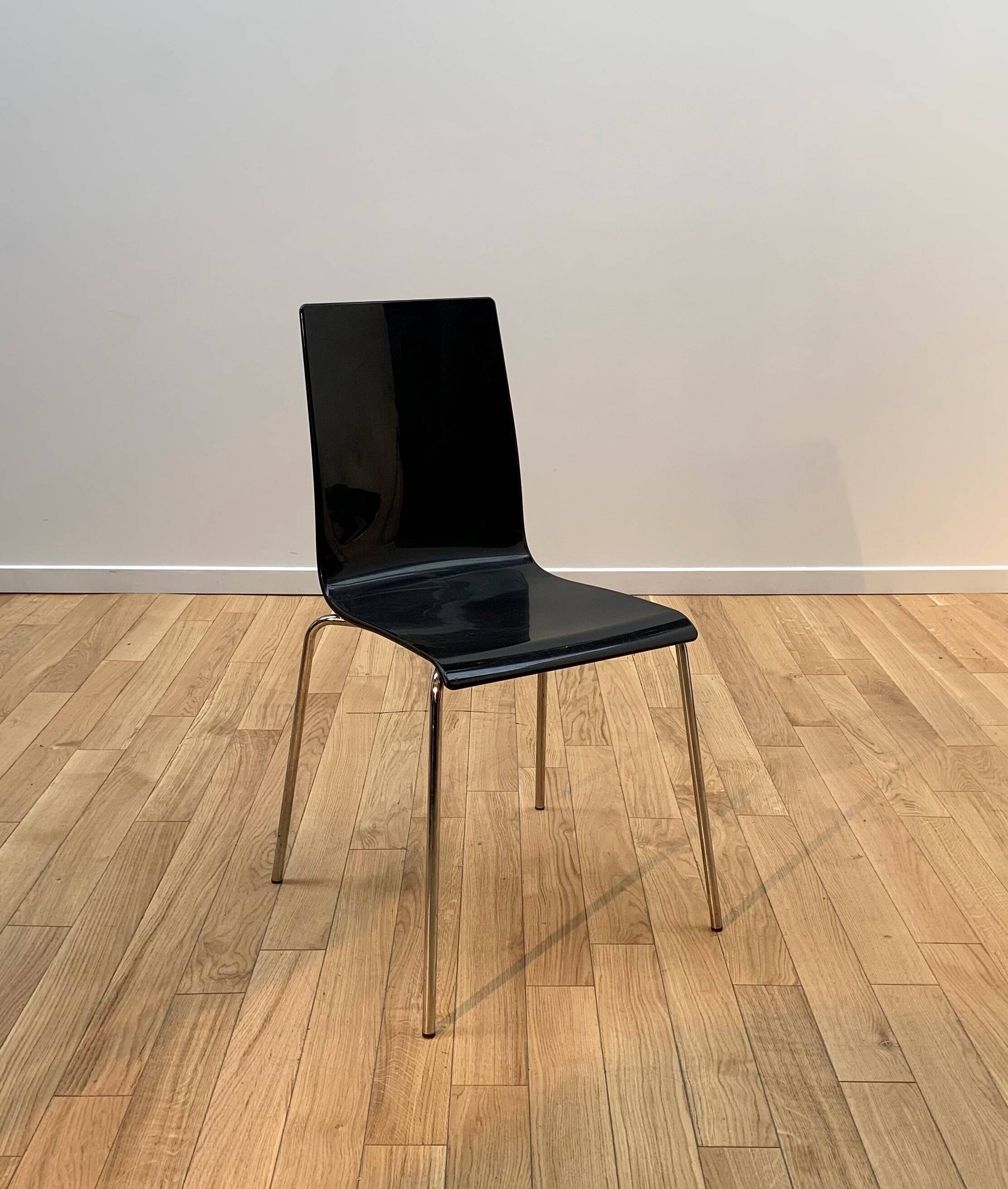 Set of 6 designer chairs Galvano Tecnica