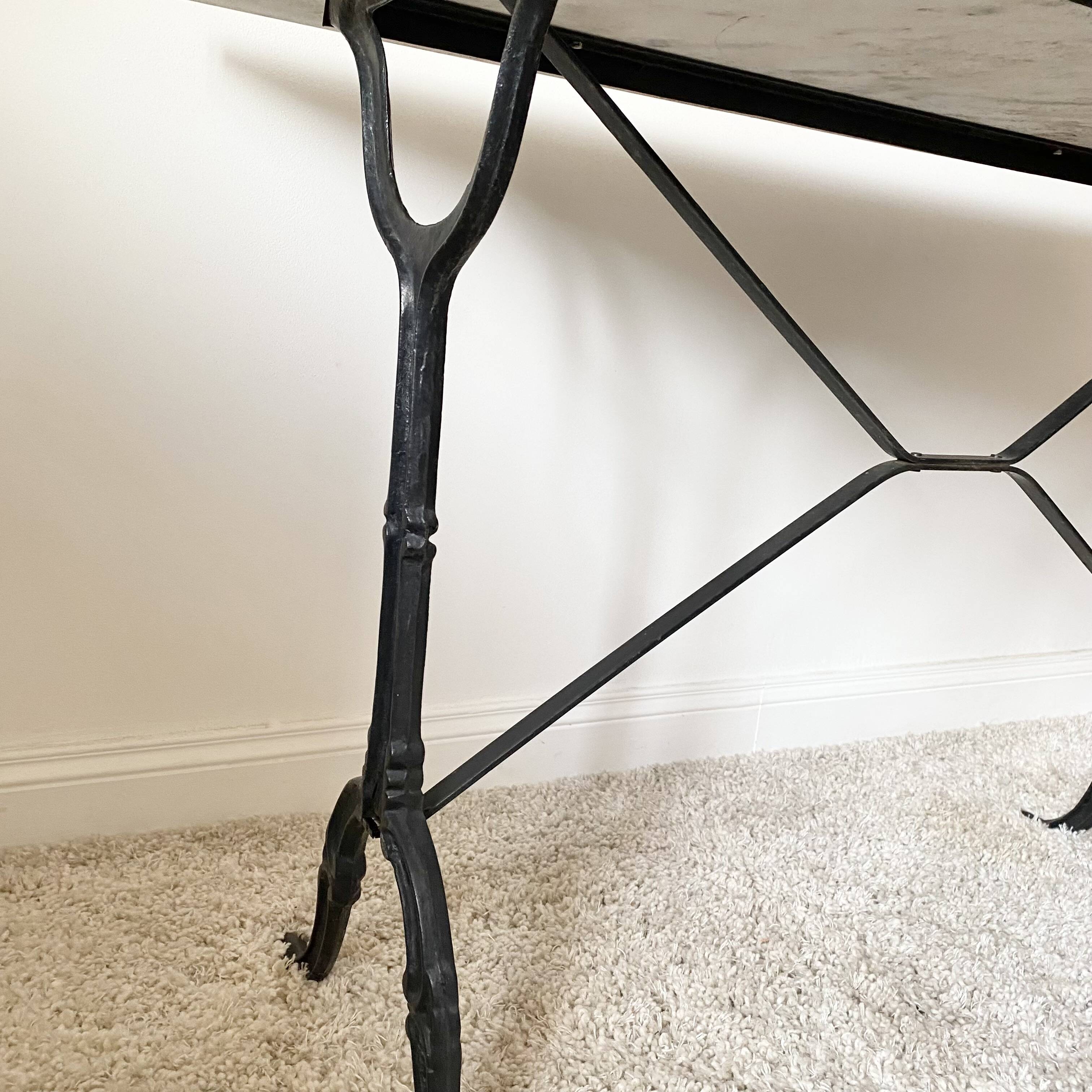 Parisian bistro table