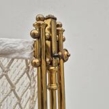 19th century brass rocking cradle from a castle
