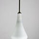 Vintage opaline milk glass pendant lamp