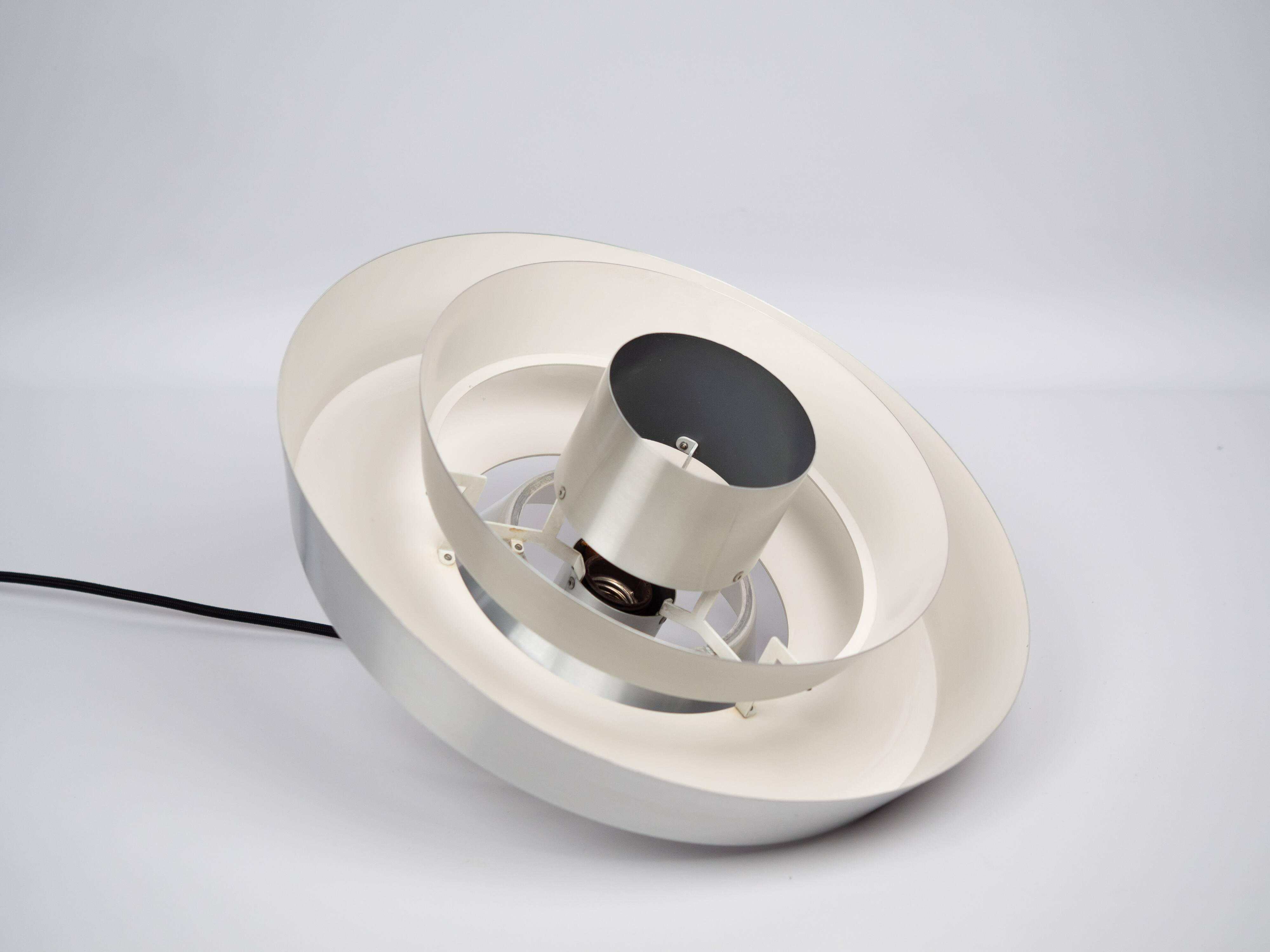 Pair of 2 Danish vintage Nova pendant lamps by Jo Hammerborg, Fog og Morup