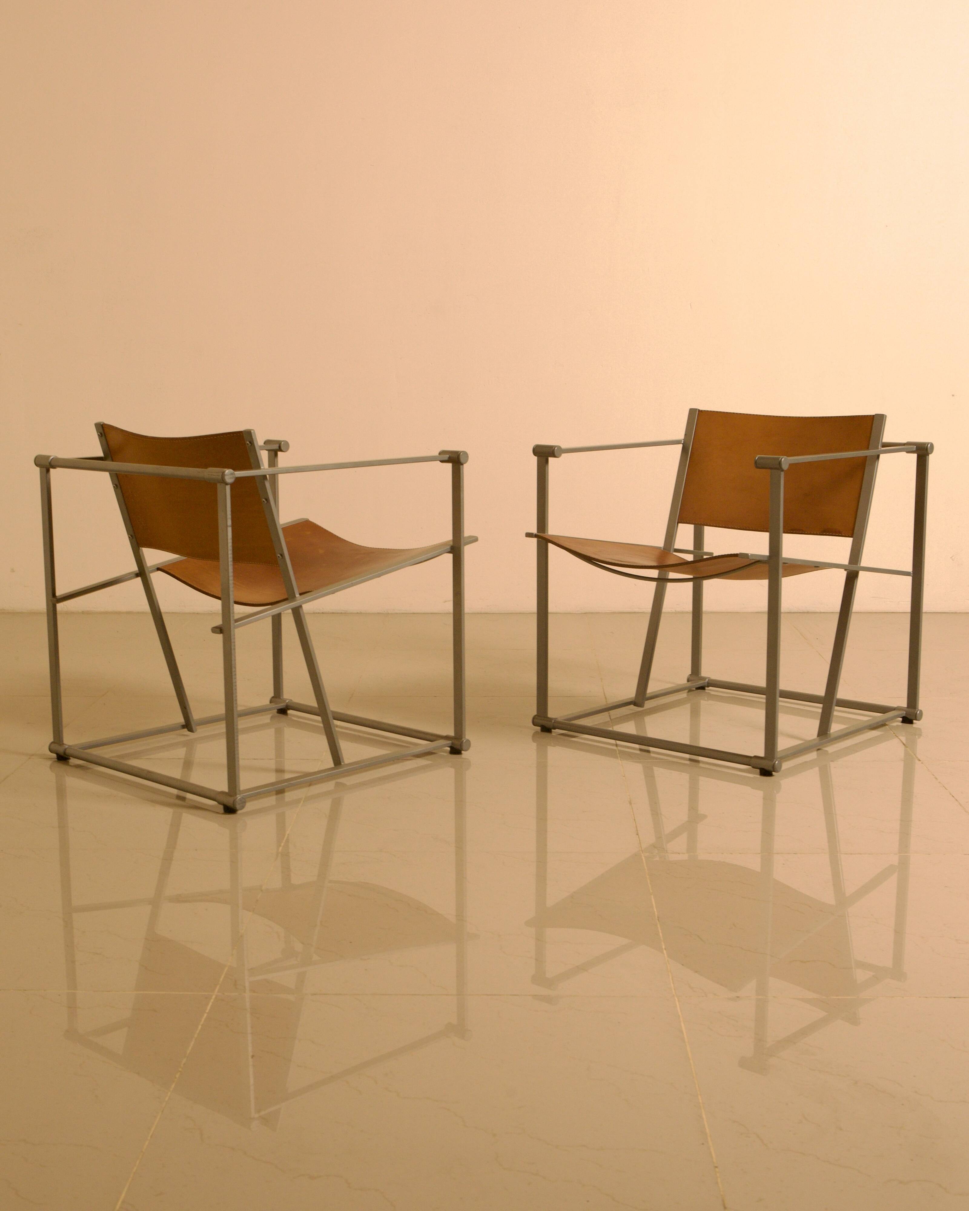 Pair of "FM62" armchairs by Radboud van Beekum for Pastoe 80's