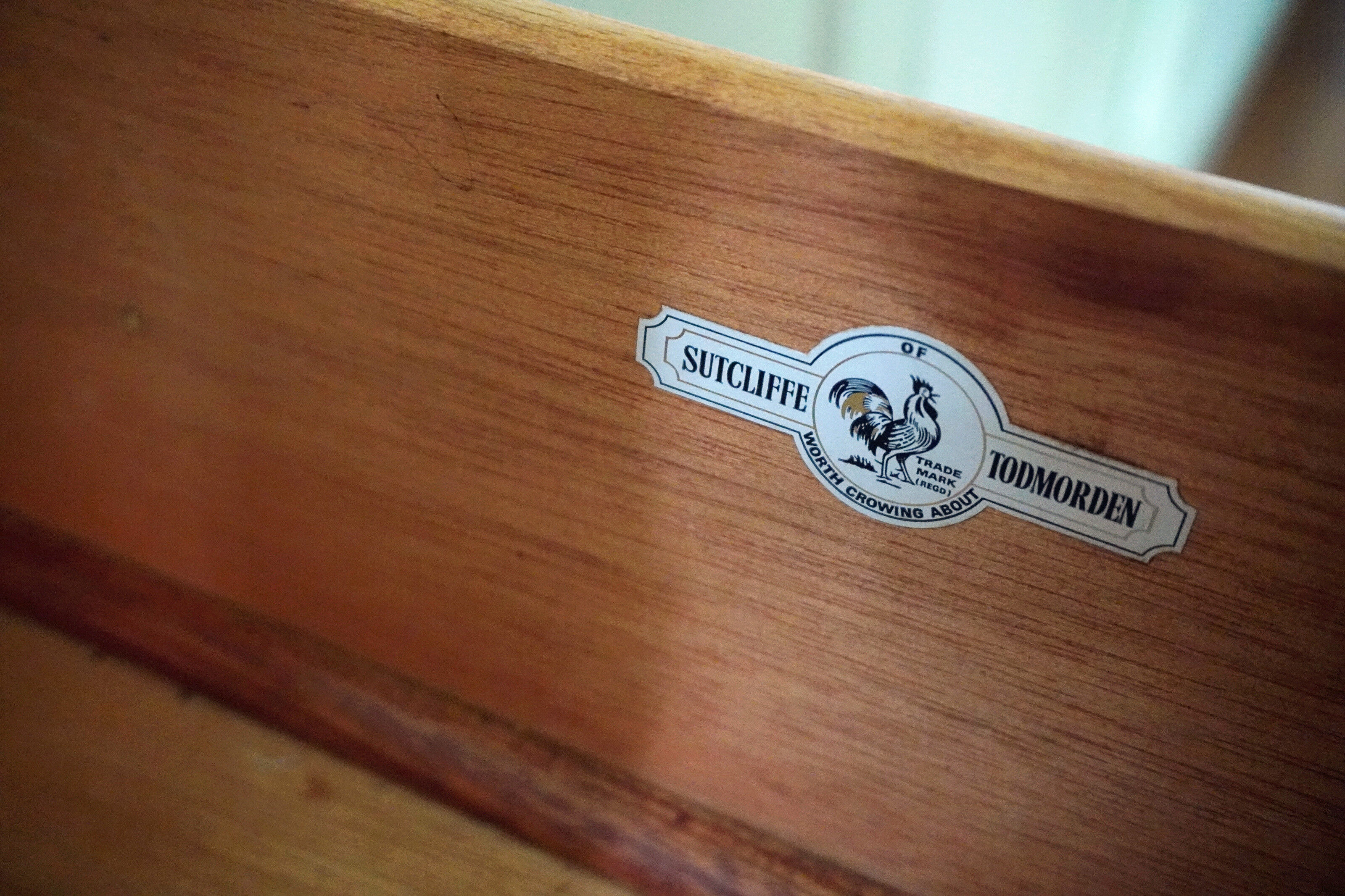 Vintage Scandinavian secretary in teak