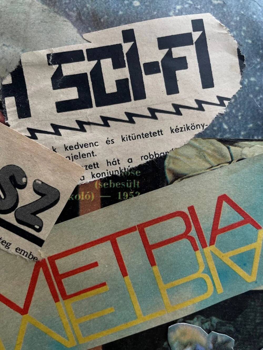 Symmetria Sci-Fi – Mixed collage, Hungary 1970s