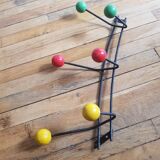 6-ball wall coat rack