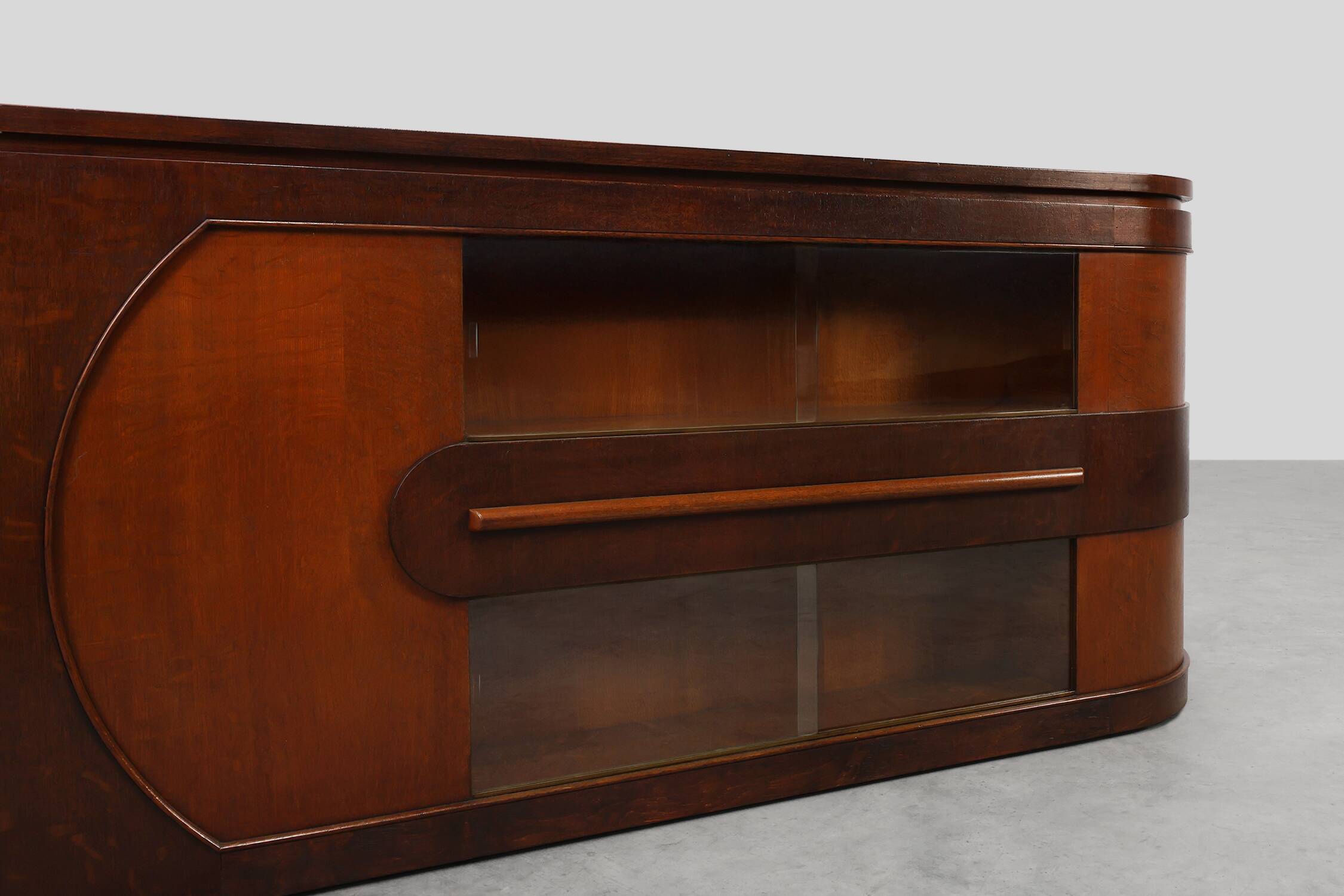 Monumental Art Deco Counter Attributed to De Coene, Belgium 1920s