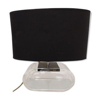 Plexiglas and chrome lamp
