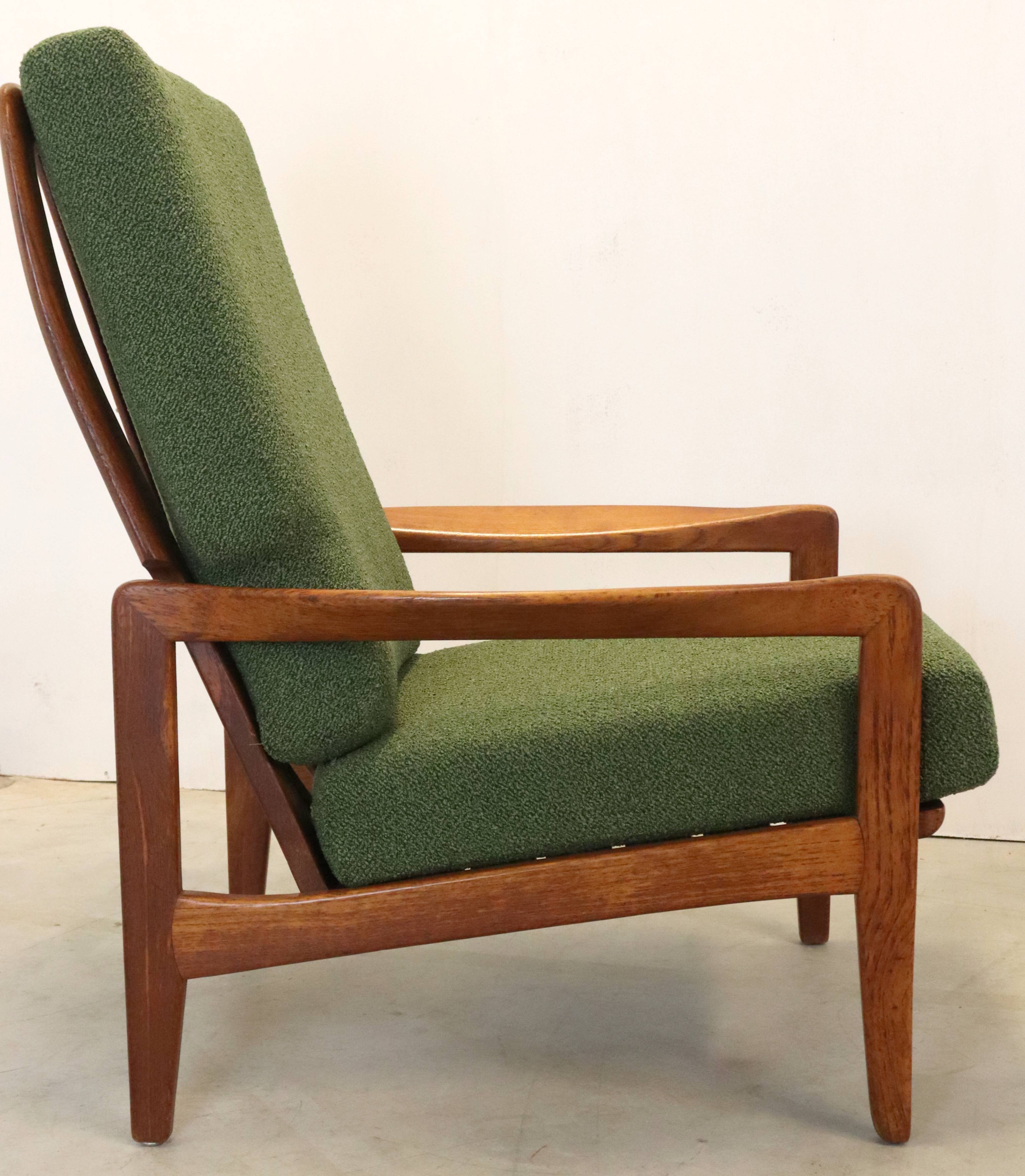 Fauteuil vintage en teck, milieu XXème