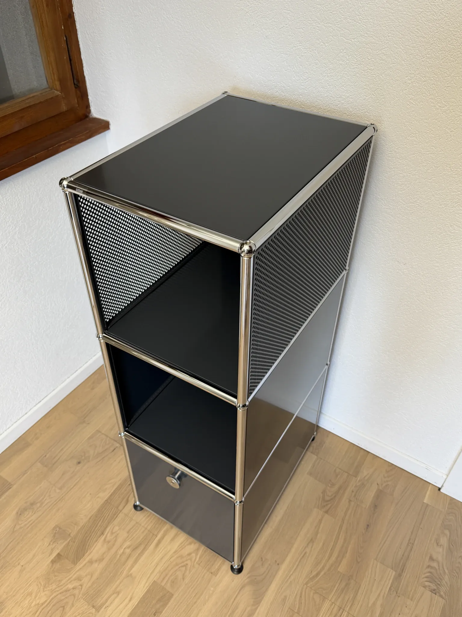 Colonne USM Haller en Gris Anthracite