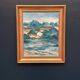 Original Swedish Oil On Canvas – “Uppland” By Stig Hallblom – Vintage & Framed – 53 × 44 Cm (20.9" × 17.3")