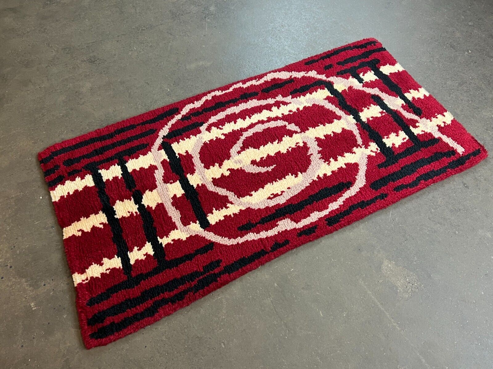 Rug danish design 60s 70s 90x180cm