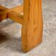 70s pine stool