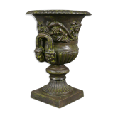 Medici vase in cast iron with handles