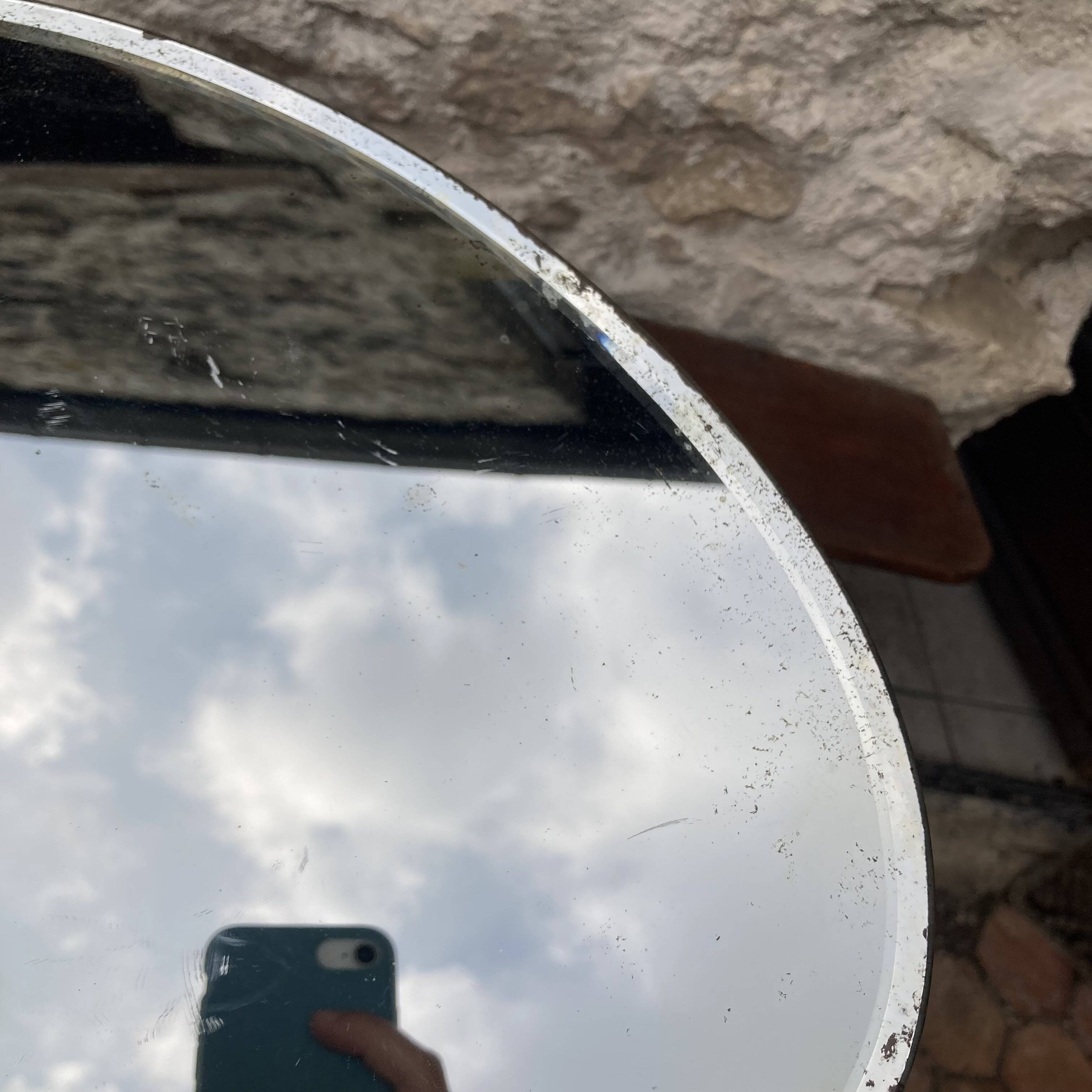 Miroir ancien biseauté
