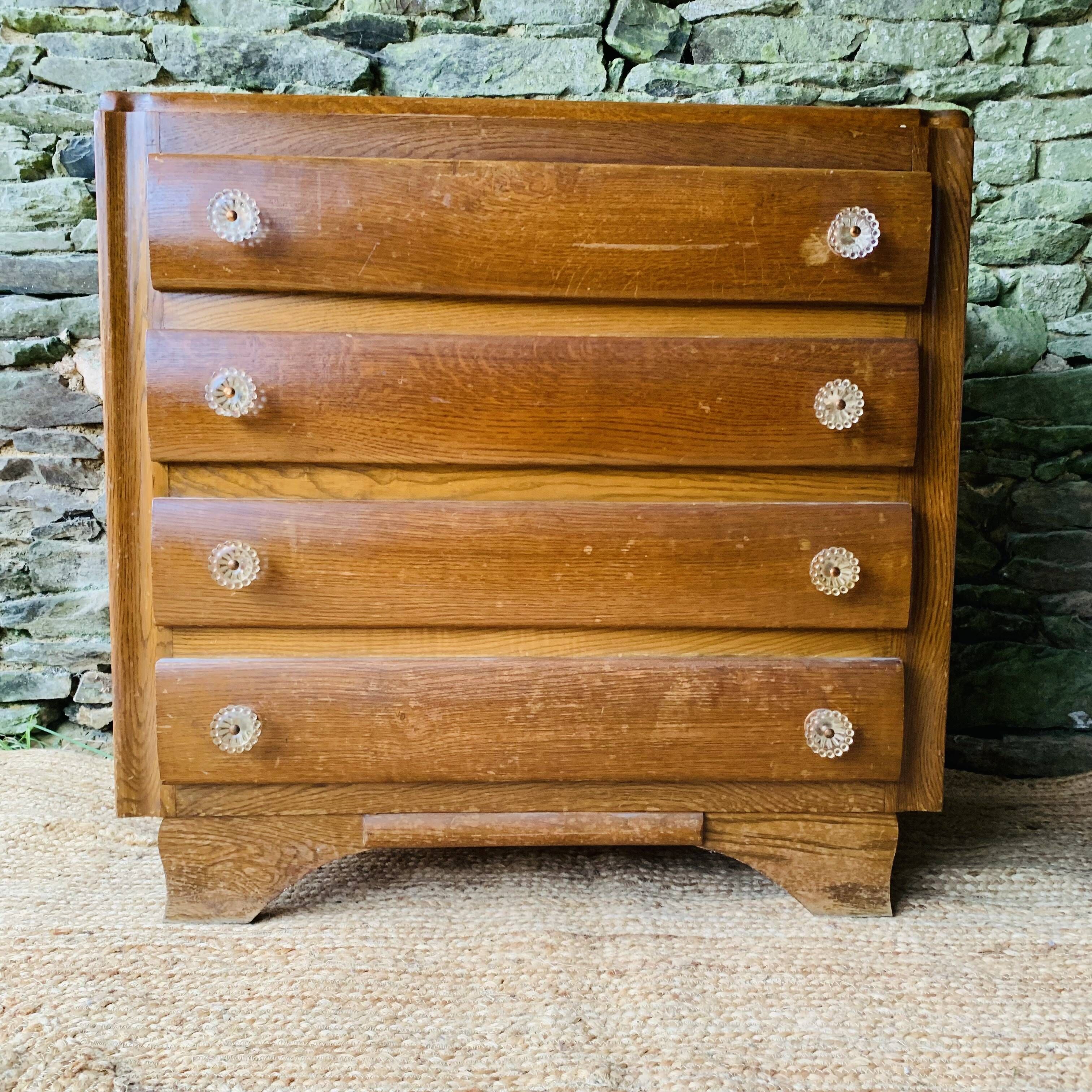 Commode vintage - poignées fleurs